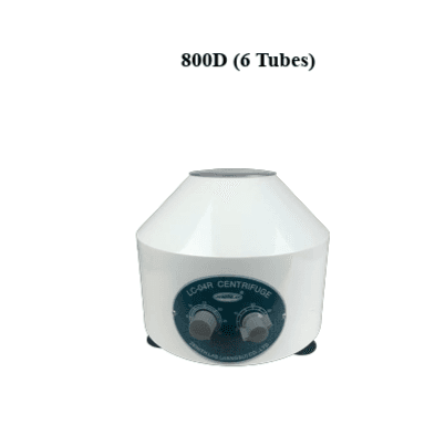 800D Low Speed Centrifuge – 6 Tubes