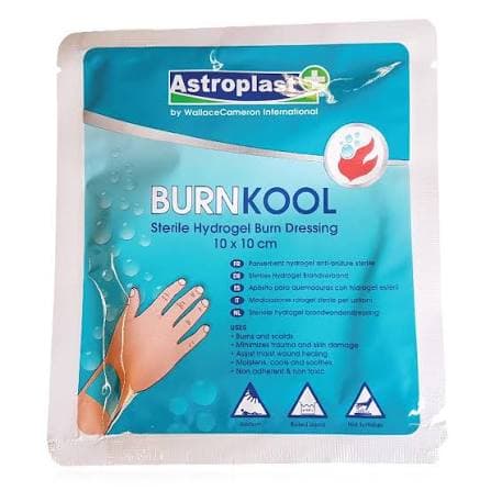 Astroplast BURNKOOL Sterile Hydrogel Burn Dressing 10 × 10 cm | 2207003