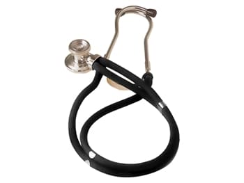 GIMA Jotarap Dual-Head Sprague Rappaport Stethoscope – Black (32580)