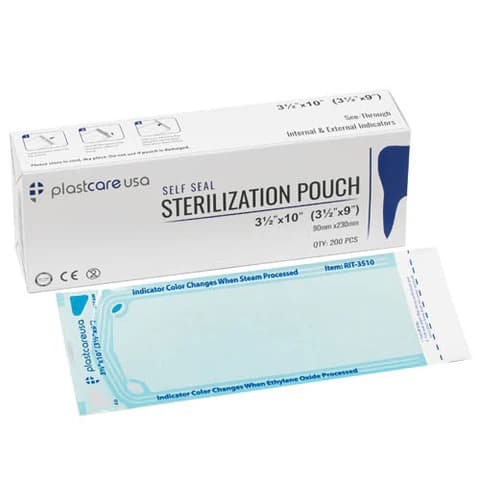Mmc Usa – Sterilization Pouch (Self Sealing Flat Pouch) – 90X260Mm