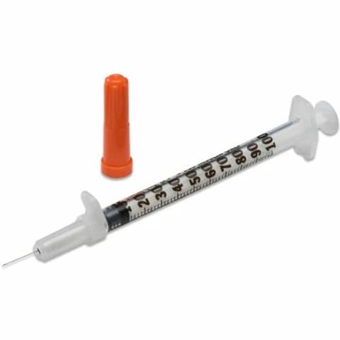 Unolok – Disposable Syringe 1ml with 29G x 1/2inch Needle – 10’s Multipacked