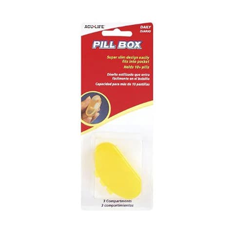 Acu Life Daily Pill Box Kidney Shaped