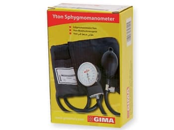 GIMA YTON Aneroid Sphygmomanometer – Black Cuff (32720)