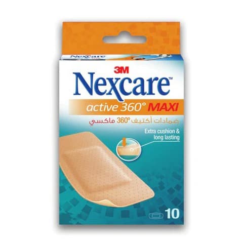 Nexcare – 510-10Ke Active Bandages, 60X89Mm, 10/Box