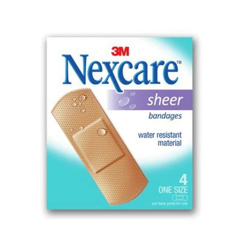 Nexcare – 656-4 Sheer Bandage 72X25Mm 4/Box