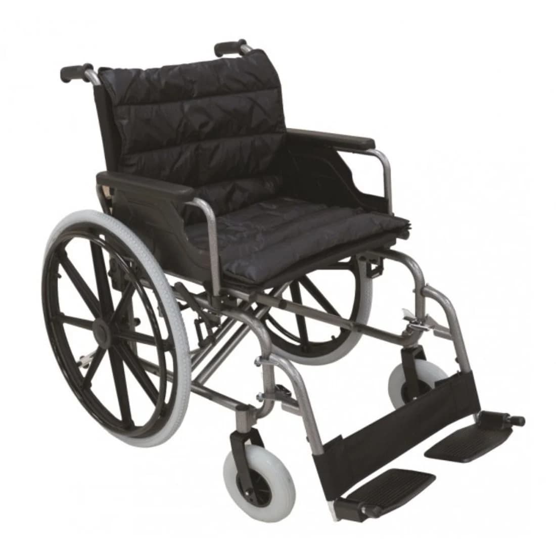 VH824 Heavy Duty Folding Wheelchair with Elevating Legrests thumbnail 2