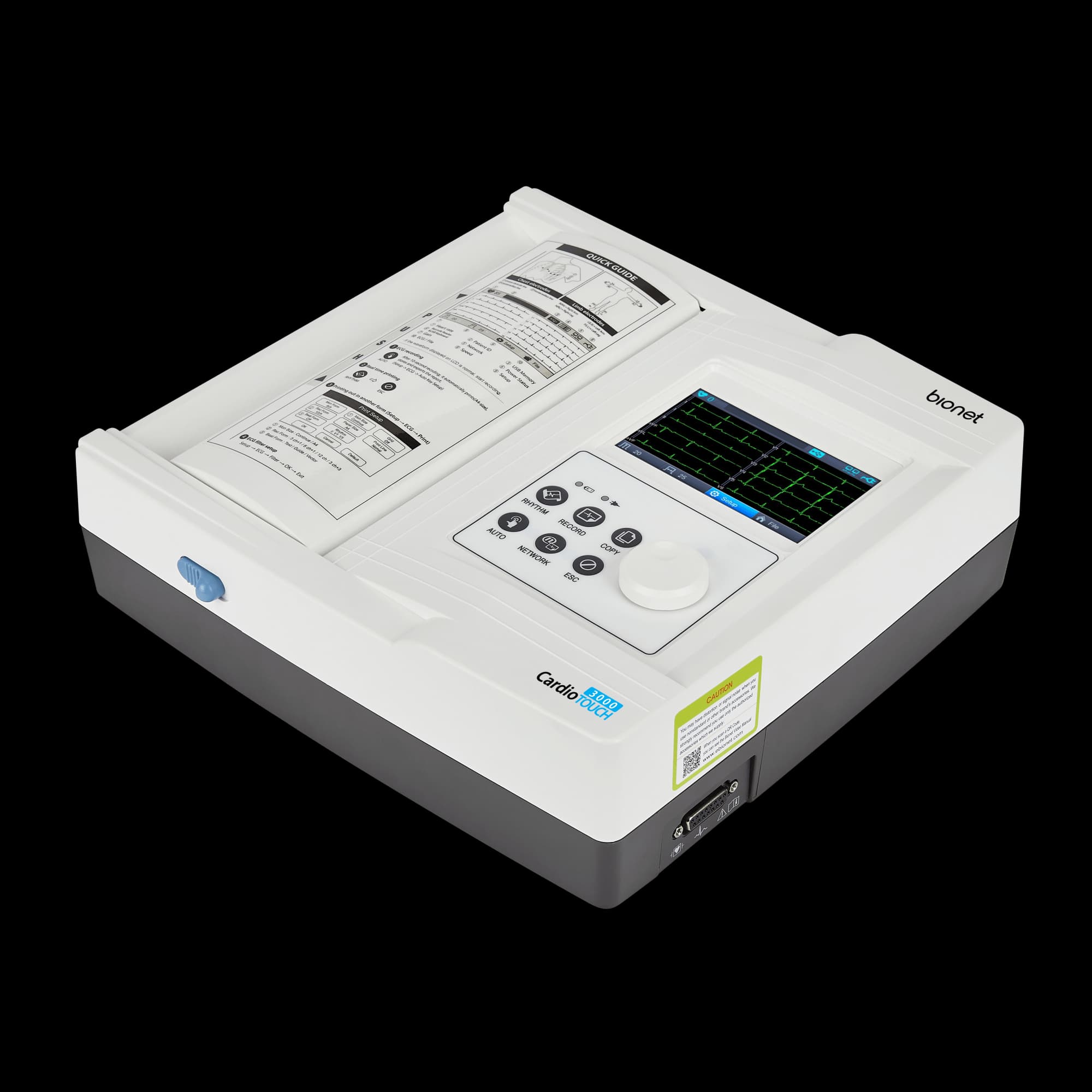 Bionet Cardiotouch 3000 Interpretive 12 Channel Resting ECG with Color LCD thumbnail 3