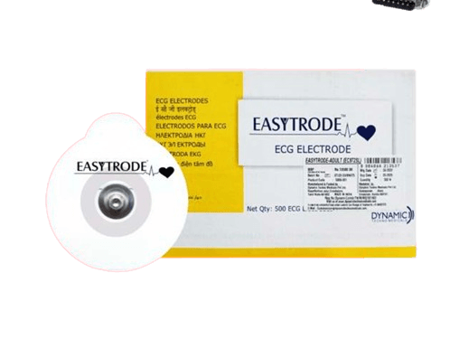 Easytrode Disposable ECG Electrodes – Adult, Box of 500
