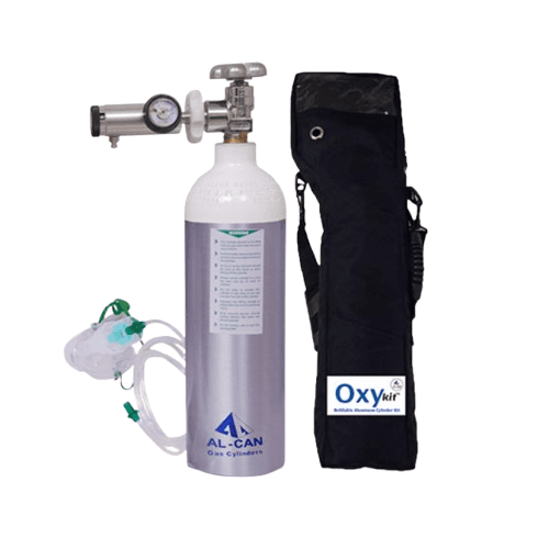 2.2 L Aluminium Oxygen Gas Cylinder