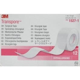 1527-1M 3M Transpore Transparent Surgical Tape
