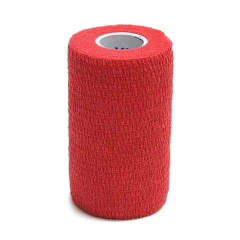 Self Adherent Cohesive Wrap Bandage – 3, Red