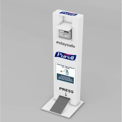 Purell – Hand Sanitizer Foot Operated Stand – PFOS-01