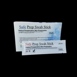 SAFE PREP SWAB STICK, 3ML, 48'S/BOX