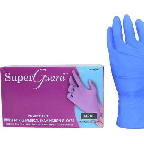 Super Guard – Gloves Nitrile Powder Free – Large