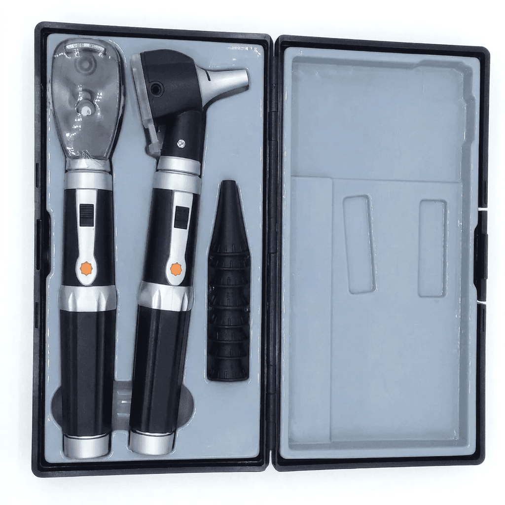 Portable Otoscope & Ophthalmoscope Diagnostic Set