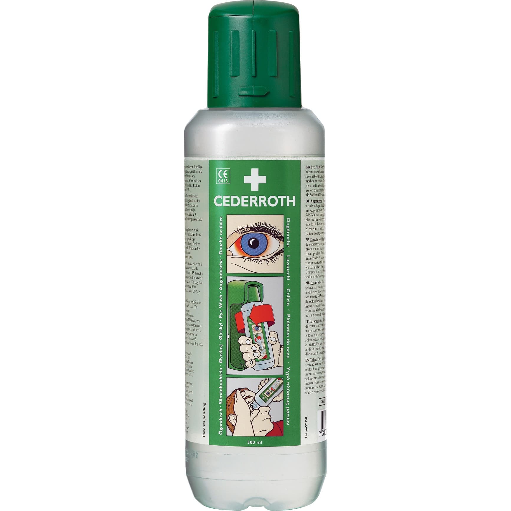 Cederroth Portable Eye Wash Bottle – 500ml