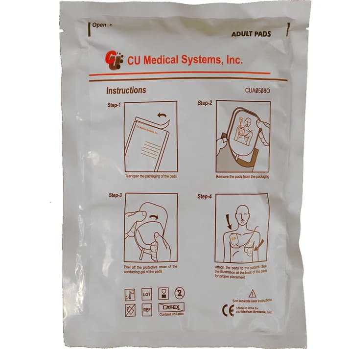Disposable Adult Electrode Pads for HD1/ER Range – 1 Pair