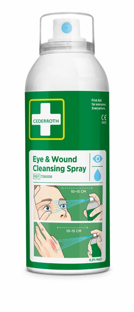 Cederroth Eye & Wound Cleansing Spray – 150ml | Model 726000