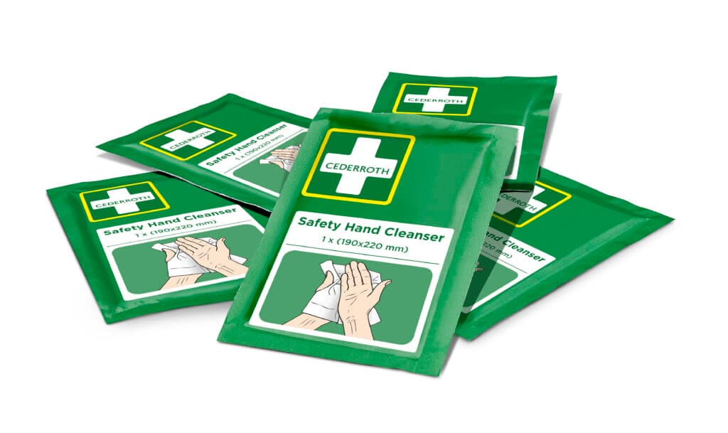 Cederroth Safety Hand Cleanser Wipes – 600 Wipes | 3387